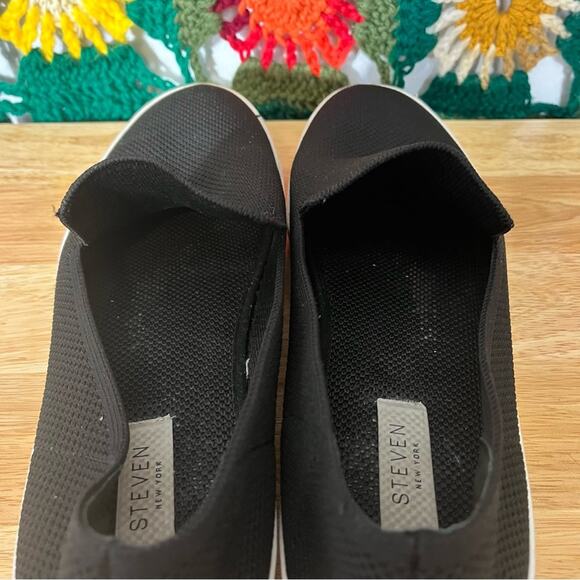 Steven Kelsea Black Slip On‎ Sneakers Size 10 - Picture 9 of 14